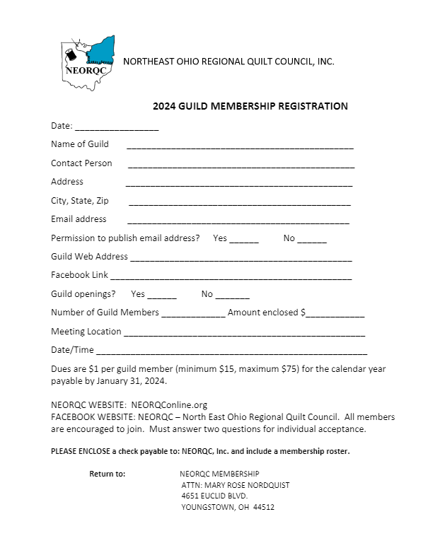 NEORQC 2025 RegistrationGUILD